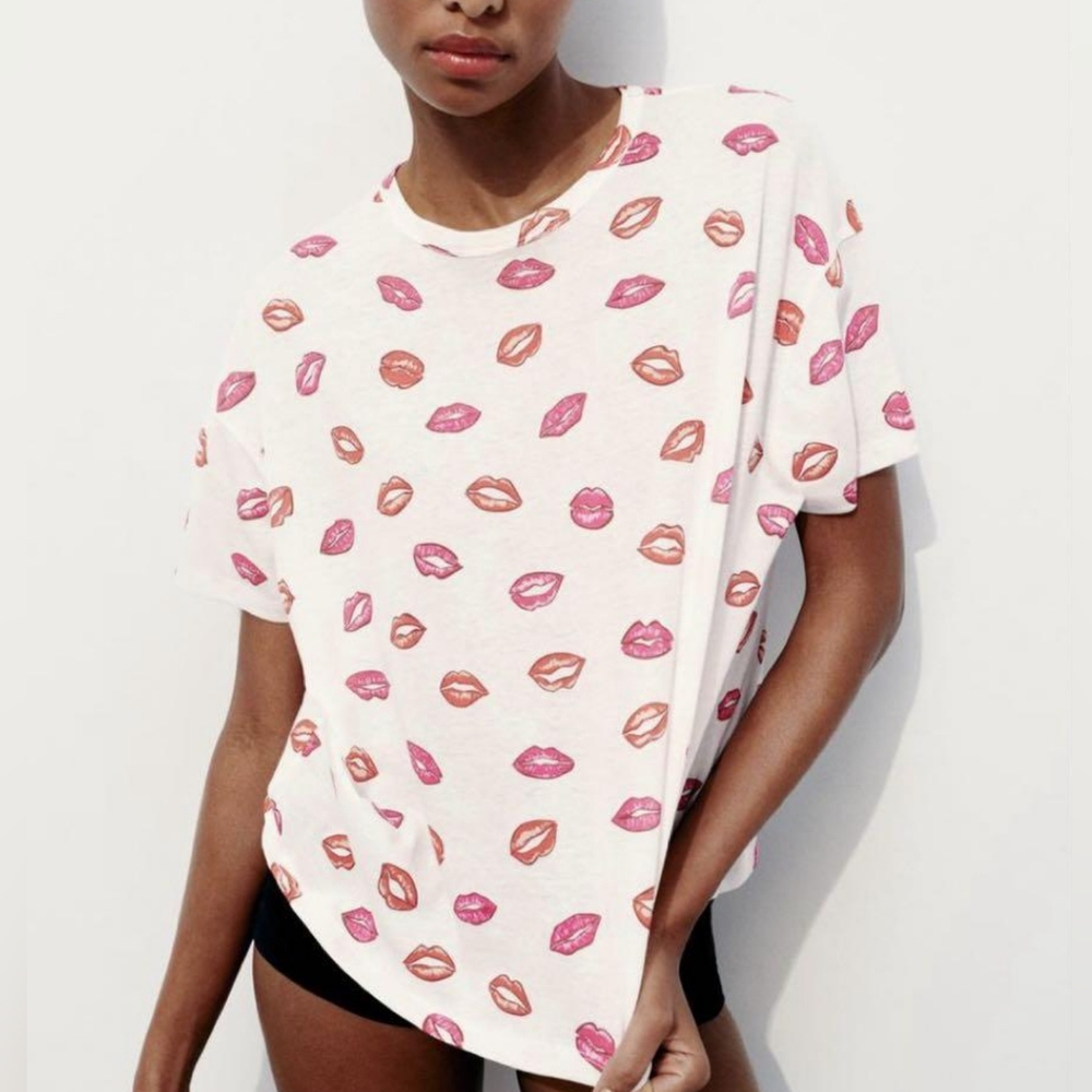 Zara Printed Tshirt NWT